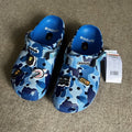 bleu bape-Crocs