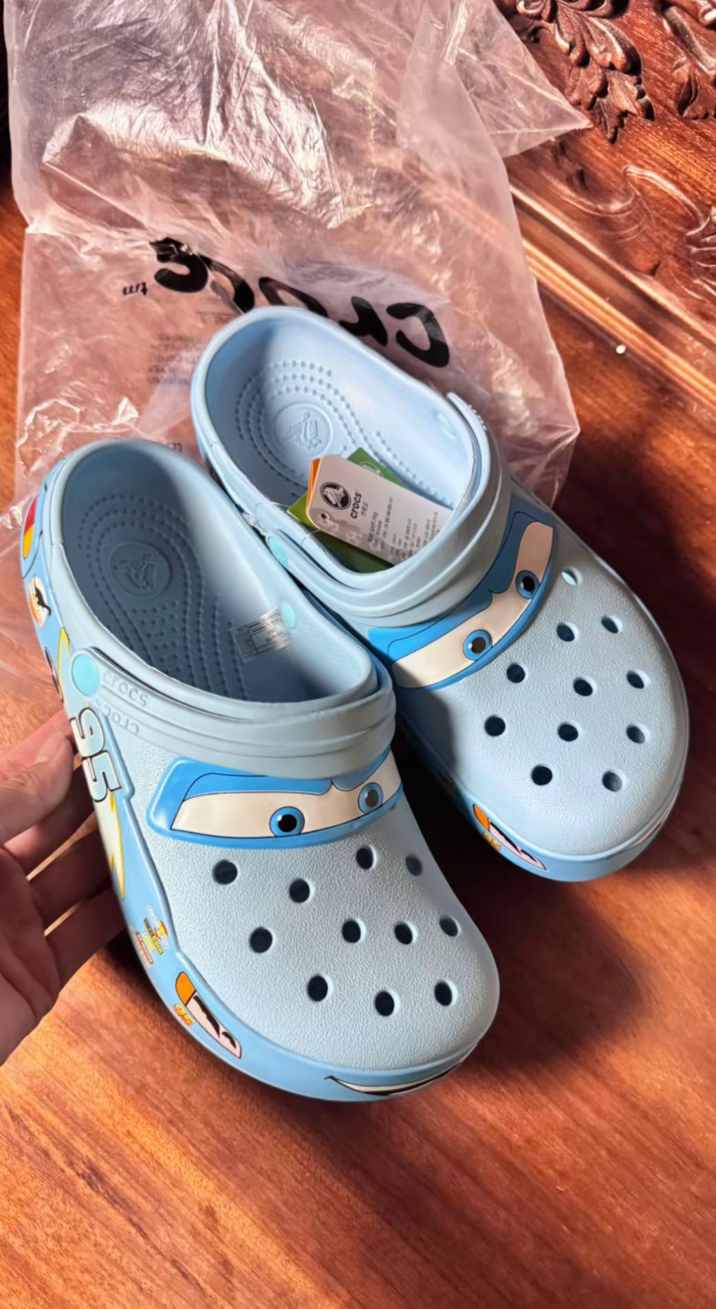 Bleu mcqueen-Crocs