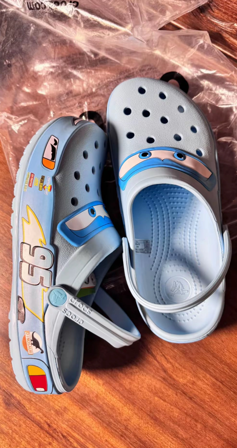 Bleu mcqueen-Crocs